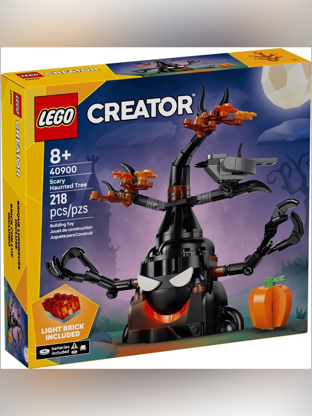 Lego Creator Scary Haunted Tree - Black, Orange, Red